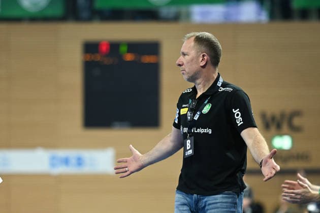 Frank Carstens Head Coach SC DHfK Leipzig SC DHfK Leipzig vs TBV Lemgo Lippe, Handball, DHB Cup quarter-finals, 2025 2026 season, 17 12 2025 SC DHfK Leipzig vs TBV Lemgo Lippe, Handball, DHB Cup quarter-finals, 2025 2026 season, 17 12 2025 Dresden Copyright: xEibner-Pressefoto xHoepnerx EP_PHR