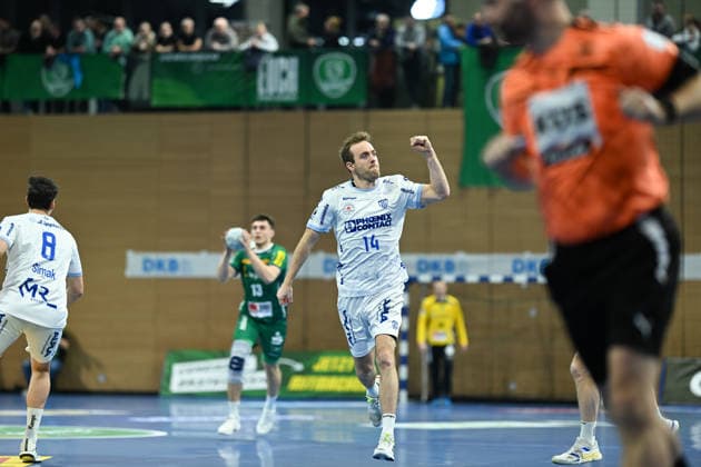 Bobby Schagen TBV Lemgo Lippe, 14 SC DHfK Leipzig vs TBV Lemgo Lippe, handball, DHB Cup quarter-finals, 2025 2026 season, 17 12 2025 SC DHfK Leipzig vs TBV Lemgo Lippe, handball, DHB Cup quarter-finals, 2025 2026 season, 17 12 2025 Dresden Copyright: xEibner-Pressefoto xHoepnerx EP_PHR