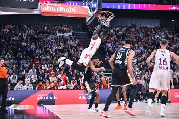 Basketball, Euroleague, Lyon-Villeurbanne - FC Bayern Munich