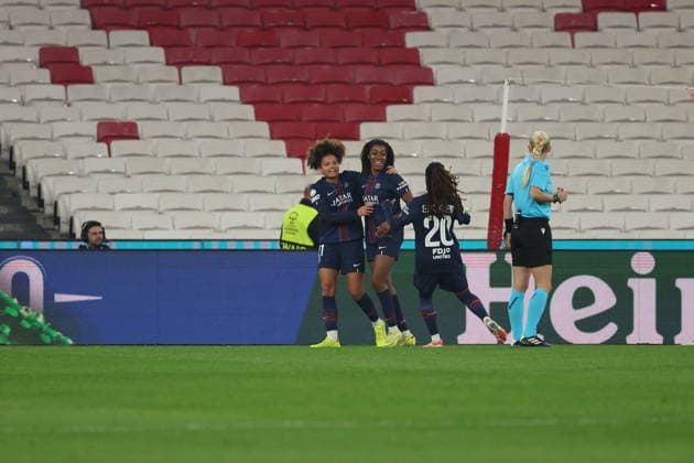 Football, Women, CL, Benfica Lisbon - Paris St. Germain