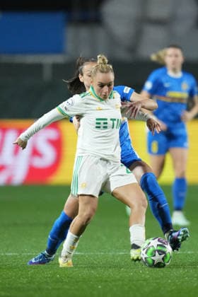 AS Roma s Giada Greggi during the Uefa Women™s Champions League soccer match between Roma and St. Pölten at the Rome s Tre Fontane stadium, Italy - Wednesday December 17, 2025 - Soccer ( Photo by Alfredo Falcone LaPresse )  Copyright: xAlfredoxFalcone LaPressex