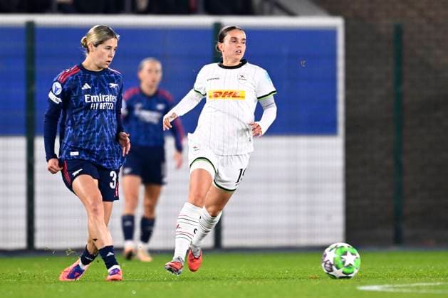 OH Leuven v Arsenal - UEFA Women s Champions League LEUVEN, BELGIUM - DECEMBER 17 : Kuijpers Jeslynn forward of OH Leuven during the UEFA Women s Champions League 2025 26 League Phase MD6 match between OH Leuven and Arsenal on December 17, 2025 in Leuven, Belgium, 17 12 2025 Leuven Belgium  Copyright: xTomasxSiskx