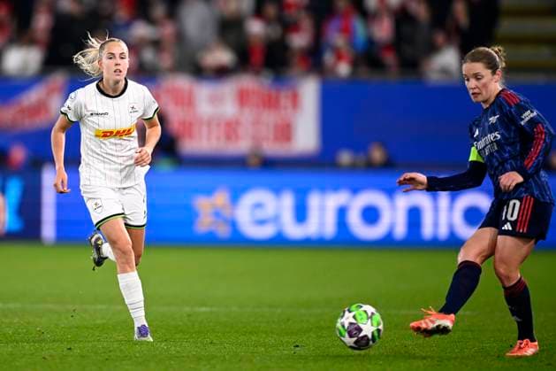 OH Leuven v Arsenal - UEFA Women s Champions League LEUVEN, BELGIUM - DECEMBER 17 : Janssen Saar defender of OH Leuven during the UEFA Women s Champions League 2025 26 League Phase MD6 match between OH Leuven and Arsenal on December 17, 2025 in Leuven, Belgium, 17 12 2025 Leuven Belgium  Copyright: xTomasxSiskx