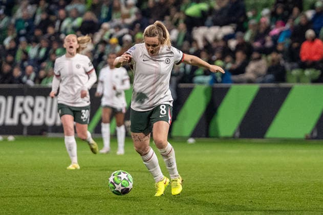Germany, Football, UEFA, Womens Champions League, Matchday 6 2025 2026 VfL Wolfsburg Chelsea FC on 17 12 in Wolfsburg AOK Stadion Erin Cuthbert Chelsea FC 8 Copyright: xSvenxHeidmannx