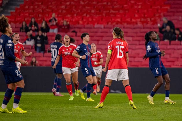 Carole Costa seen during UEFA Women™s Champions League league phase game between SL Benfica and Paris Saint-Germain FC (Luis Loureiro Ball Raw Images) Lisbon Estadio Da Luz Portugal Copyright: xLuisxLoureirox SLBA9915