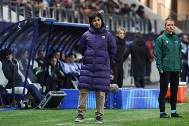 FOOTBALL FEMININ : Paris FC Vs FC Barcelone - Ligue des Champions - 17 12 2025 Pere Romeu (FC Barcelone) ParisFrance  Copyright: xMichaelxBaucherx