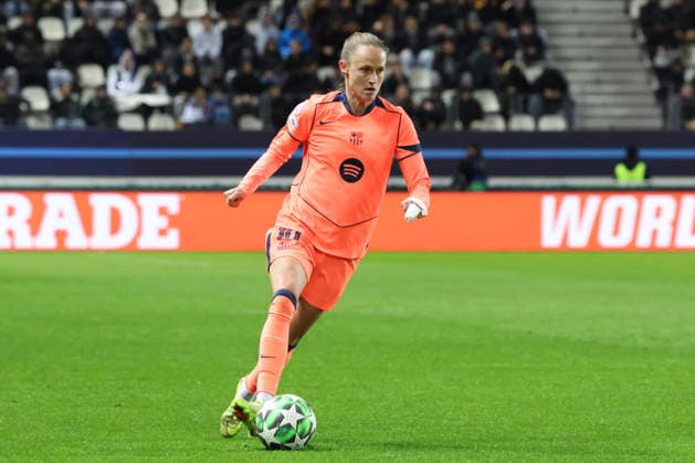 FOOTBALL FEMININ : Paris FC Vs FC Barcelone - Ligue des Champions - 17 12 2025 C Graham Hansen (FC Barcelone) ParisFrance  Copyright: xMichaelxBaucherx