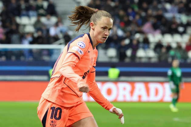 FOOTBALL FEMININ : Paris FC Vs FC Barcelone - Ligue des Champions - 17 12 2025 C Graham Hansen (FC Barcelone) ParisFrance  Copyright: xMichaelxBaucherx