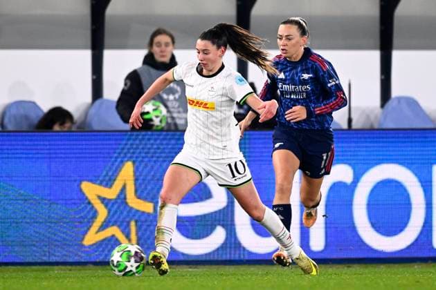 OH Leuven v Arsenal - UEFA Women s Champions League LEUVEN, BELGIUM - DECEMBER 17 : Reynders Aurelie midfielder of OH Leuven during the UEFA Women s Champions League 2025 26 League Phase MD6 match between OH Leuven and Arsenal on December 17, 2025 in Leuven, Belgium, 17 12 2025 Leuven Belgium  Copyright: xTomasxSiskx