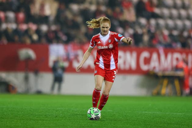 Stine Ballisager FC Bayern Muenchen, 03 , GER, FC Bayern Muenchen vs Valerenga IF, Football, UEFA Womens Champions League, League phase, Matchday 6, 2025 2026 season, 17 12 2025, GER, FC Bayern Muenchen vs Valerenga IF, Football, UEFA Womens Champions League, League phase, Matchday 6, 2025 2026 season, 17 12 2025 Muenchen Copyright: xEibner-Pressefoto JennixMaulx EP_JML