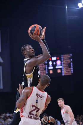 December 17, 2025, Decines, Aura, FRANCE: MBAYE NDIAYE during the Turkish Airlines EuroLeague basketball match between LDLC ASVEL and Bayern Munich on 17 December 2025 at LDLC Arena in Do cines-Charpieu Decines FRANCE - ZUMAl230 20251217_zip_l230_050 Copyright: xCyrilxLestagex