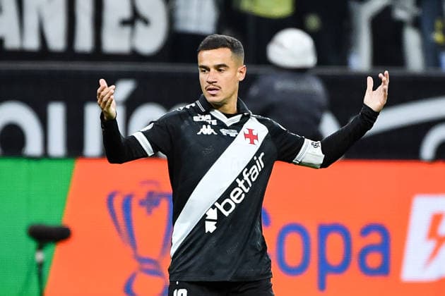 Corinthians x Vasco da Gama SaO PAULO, SP - 17.12.2025: CORINTHIANS X VASCO DA GAMA - Philippe Coutinho of Vasco during the match between Corinthians x Vasco, the first game of the 2025 Copa do Brasil Final, this Wednesday (17), at Neo Quimica Arena, SP. (Photo: Roberto Casimiro Fotoarena) x2860252x  RobertoxCasimiro