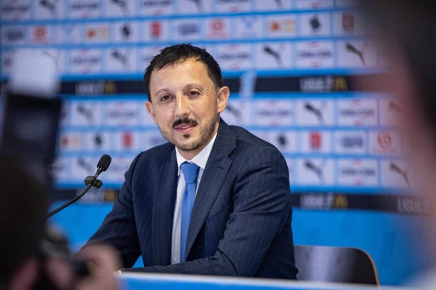 Football, France, Olympique Marseille Press conference with Pablo Longoria