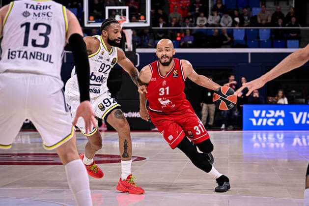 Shavon Shields EA7 Emporio Armani Olimpia Milano - Fenerbahce Beko Istanbul Euroleague 2025 2026 Milano, 18 12 2025 Foto ClaudioDegaspari CIAMILLO-CASTORIA Milano Allianz Cloud - PalaLido Lombardia Italia  Copyright: xClaudioxDegasparix