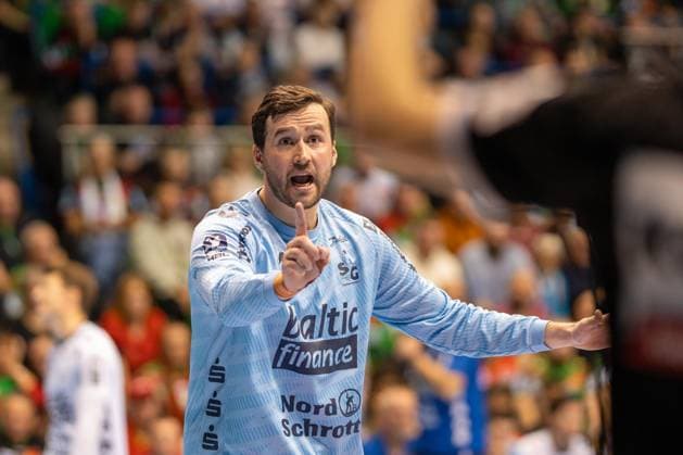 Germany Handball DHB Pokal 2025 26, Quarter-final SC Magdeburg vs SG Flensburg Handewitt GETEC Arena Magdeburg Benjamin BuriÄ‡ SG Flensburg Handewitt, 1 Copyright: xTomxLauruschkatx