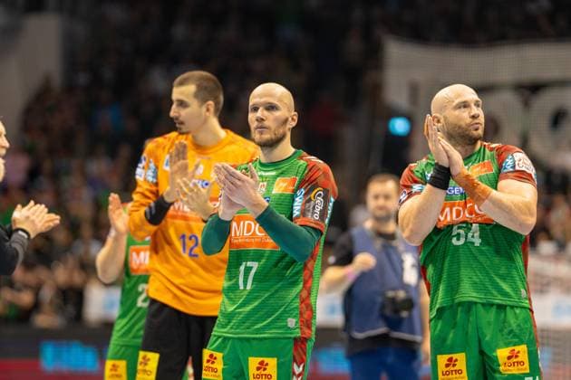Germany Handball DHB Pokal 2025 26, quarter-final SC Magdeburg vs SG Flensburg Handewitt GETEC Arena Magdeburg Tim Hornke SC Magdeburg, 17 Copyright: xTomxLauruschkatx