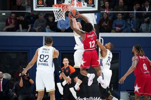 EA7 Emporio Armani Milano vs. Fenerbahce Beko Istanbul, pictured is Armoni Brooks (EA7 Emporio Armani Milano)  Copyright: xSimonexLucarellix xipa-agency.netx xSimonexLucarellix IPA_Agency_IPA69291067