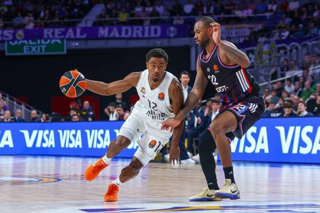 18th December 2025; Movistar Arena; Madrid, Spain; Turkish Airlines Euroleague Basketball; Spain, Real Madrid vs Paris Basketball; Theo Maledon (Real Madrid) Euroleague Basketball Real Madrid v Paris Baketball 900 Cordon Press  900 CordonxPress LOF - Euroleague Basketball Real Madrid v Paris Baketball