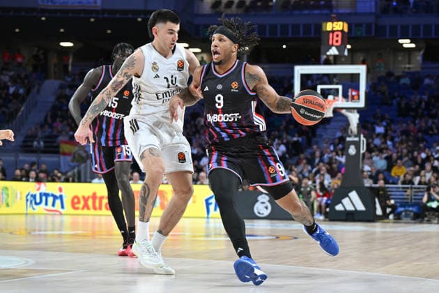 December 18, 2025, Madrid, Spain: Lamar Stevens of Paris Basketball in action during the EuroLeague Regular Season match between Real Madrid and Paris Basketball at Movistar Arena. Final score; Real Madrid 95:90 Paris Basketball Madrid Spain - ZUMAs197 20251218_aaa_s197_266 Copyright: xAtilanoxGarciax