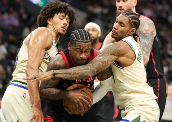 Basketball, NBA, Milwaukee Bucks - Toronto Raptors