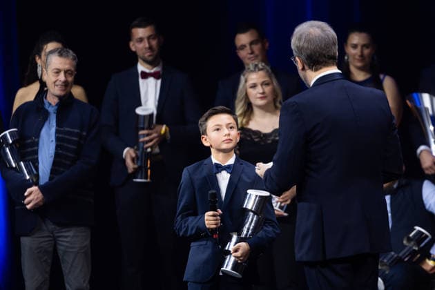 FFSA - LES TROPHEES DU AUTOMOBILE 2025 URAL Charles, KARTING, A, portrait during Les TrophÃ es du Sport Automobile 2025 at Salle Pleyel, on December 18, 2025 in Paris, France - ParisFrance  Copyright: xJULIENxDELFOSSEx
