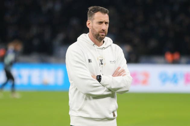 19 12 2025 Soccer Men 2025 2026 2 Bundesliga 17 Matchday Hertha BSC DSC Arminia Bielefeld Olympiastadion Berlin Mitch Kniat Arminia, Coach Berlin Berlin Germany