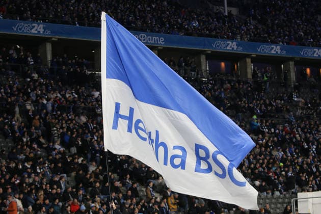 19 12 2025 Soccer Men 2025 2026 2 Bundesliga 17 Matchday Hertha BSC DSC Arminia Bielefeld Olympiastadion Berlin Flag of Hertha BSC Berlin Berlin Germany