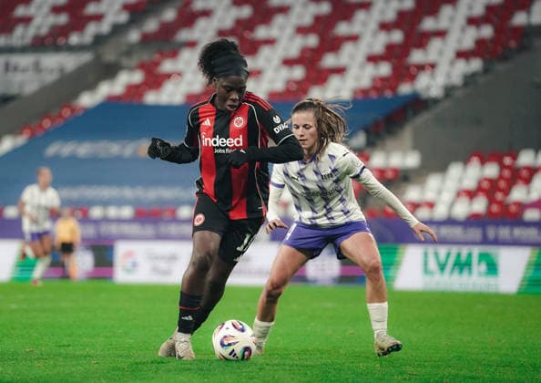 Germany Womens Bundesliga 2025 26, Matchday 14 SGS Essen vs Eintracht Frankfurt Copyright: xMerlexKölkingx
