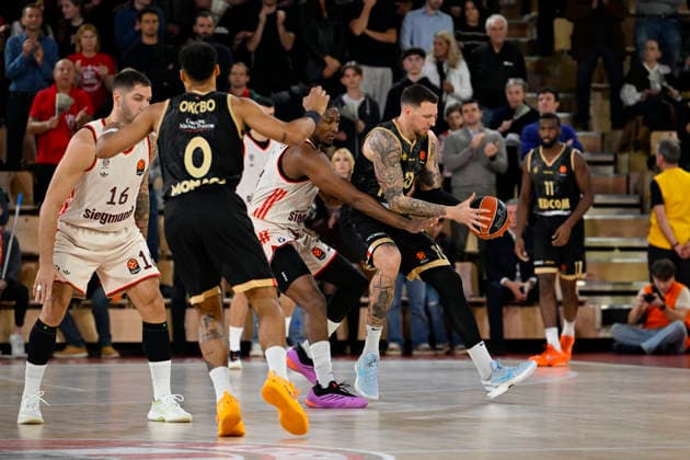 BASKET-BALL : AS Monaco VS FC Bayern Basketball - Turkish Airlines EuroLeague - 19 12 2025 Daniel Theis (ASM) - Turkish Airlines EuroLeague match between AS Monaco and FC Bayern Basketball on December 19, 2025 at the Louis II Stadium in Monaco. MonacoMonaco  Copyright: xWilliamxCannarellax