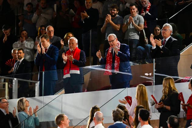 BASKET-BALL : AS Monaco VS FC Bayern Basketball - Turkish Airlines EuroLeague - 19 12 2025 SAS Albert II de Monaco - Turkish Airlines EuroLeague match between AS Monaco and FC Bayern Basketball on December 19, 2025 at the Louis II Stadium in Monaco. MonacoMonaco  Copyright: xWilliamxCannarellax