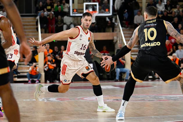 BASKET-BALL : AS Monaco VS FC Bayern Basketball - Turkish Airlines EuroLeague - 19 12 2025 Stefan JoviÄ‡ (FC Bayern) - Turkish Airlines EuroLeague match between AS Monaco and FC Bayern Basketball on December 19, 2025 at the Louis II Stadium in Monaco. MonacoMonaco  Copyright: xWilliamxCannarellax