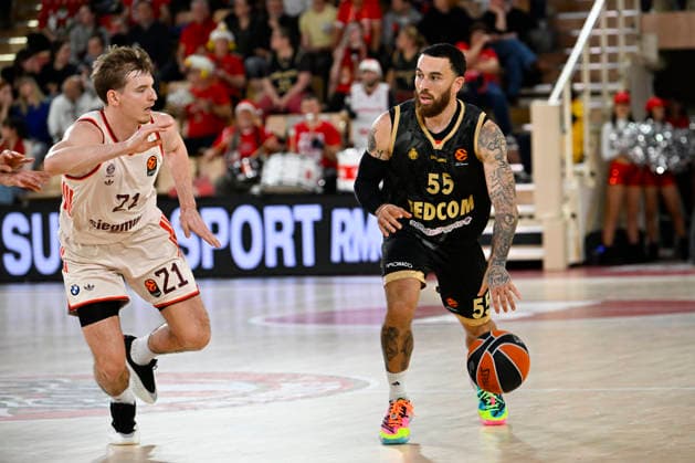 BASKET-BALL : AS Monaco VS FC Bayern Basketball - Turkish Airlines EuroLeague - 19 12 2025 Mike James (ASM) - Turkish Airlines EuroLeague match between AS Monaco and FC Bayern Basketball on December 19, 2025 at the Louis II Stadium in Monaco. MonacoMonaco  Copyright: xWilliamxCannarellax