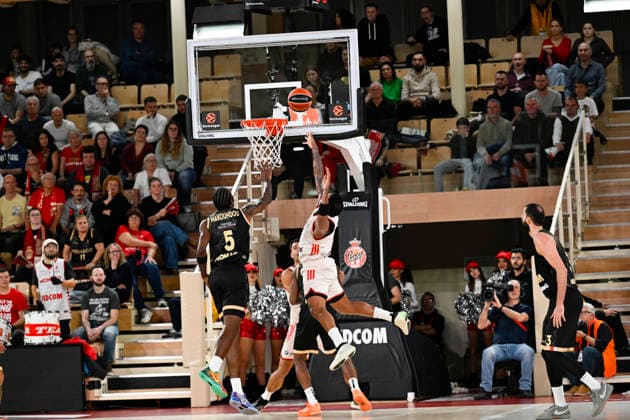 BASKET-BALL : AS Monaco VS FC Bayern Basketball - Turkish Airlines EuroLeague - 19 12 2025 Turkish Airlines EuroLeague match between AS Monaco and FC Bayern Basketball on December 19, 2025 at the Louis II Stadium in Monaco. MonacoMonaco  Copyright: xWilliamxCannarellax