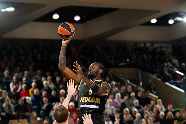 BASKET-BALL : AS Monaco VS FC Bayern Basketball - Turkish Airlines EuroLeague - 19 12 2025 Yoan Makoundou (ASM) - Turkish Airlines EuroLeague match between AS Monaco and FC Bayern Basketball on December 19, 2025 at the Louis II Stadium in Monaco. MonacoMonaco  Copyright: xWilliamxCannarellax