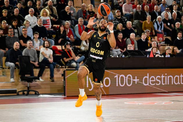 BASKET-BALL : AS Monaco VS FC Bayern Basketball - Turkish Airlines EuroLeague - 19 12 2025 Elie Okobo (ASM) - Turkish Airlines EuroLeague match between AS Monaco and FC Bayern Basketball on December 19, 2025 at the Louis II Stadium in Monaco. MonacoMonaco  Copyright: xWilliamxCannarellax
