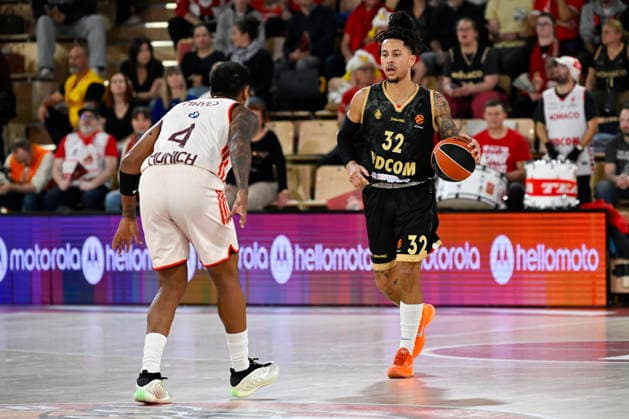 BASKET-BALL : AS Monaco VS FC Bayern Basketball - Turkish Airlines EuroLeague - 19 12 2025 Matthew Strazel (ASM) - Turkish Airlines EuroLeague match between AS Monaco and FC Bayern Basketball on December 19, 2025 at the Louis II Stadium in Monaco. MonacoMonaco  Copyright: xWilliamxCannarellax