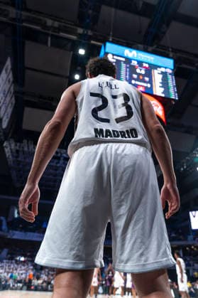 December 19, 2025, Madrid, Madrid, Spain: SERGIO LLULL of Real Madrid CF during the Turkish Airlines EuroLeague 2025 2026 season game between REAL MADRID Vs of PARIS BASKETBALL at the Movistar Arena on December 18, 2025, in Madrid, Spain. Madrid Spain - ZUMAc312 20251219_zsp_c312_008 Copyright: xOscarxManuelxSanchezx