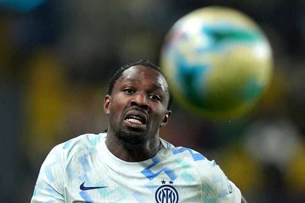 Inter Milan s Marcus Thuram during the EA Sports FC italian Supercup 2025 2026 semifinal match between Bologna and Inter at Al-Awwal Park Stadium in Riyadh, Saudi Arabia - Soccer - Friday December 19, 2025  Copyright: xSpada LaPressex