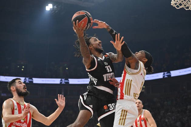CRVENA ZVEZDA vs VIRTUS BOLOGNA MATTHEW MORGAN basketball Crvena zvezda vs Virtus Bologna, Euroleague, Beogradska arena, Belgrade 19.12.2025 Foto: BASKETBALL, EUROLEAGUE, CRVENA ZVEZDA, RED STAR, VIRTUS BOLOGNA Belgrade Belgrade arena Serbia Copyright: xMarkoxMetlas xMNxPressx