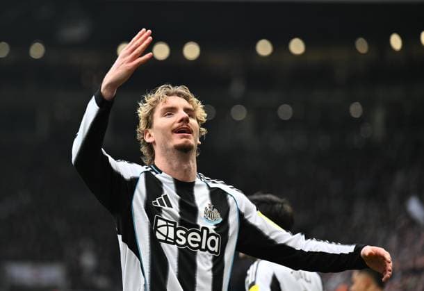 Nick Woltemade of Newcastle United celebrates scoring their first goal Newcastle United v Chelsea, Premier League, Football, St James Park, Newcastle, UK - 20 Dec 2025Newcastle St James Park United Kingdom EDITORIAL USE ONLY No use with unauthorised audio, video, data, fixture lists, club league logos or live services. Online in-match use limited to 120 images, no video emulation. No use in betting, games or single club league player publications.  Copyright: xRichardxLee Shutterstockx 16148796ah