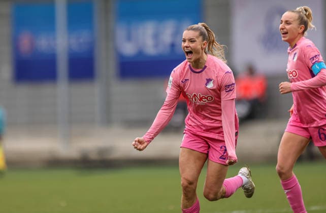 GER, Hoffenheim, TSG Hoffenheim vs Carl Zeiss Jena, Google Pixel Womens Bundesliga, Football, DFB, Season 2025 2026, Dietmar Hopp Stadium, 14 Matchday in picture Selina Cerci TSG 1899 Hoffenheim Women 29 , Goal, Cheering and joy, Emotions DFB DFL REGULATIONS PROHIBIT ANY USE OF PHOTOGRAPHS AS IMAGE SEQUENCES AND OR QUASI VIDEO, 20 12 2025 Copyright: HMBxMedia HendrikxHamelau