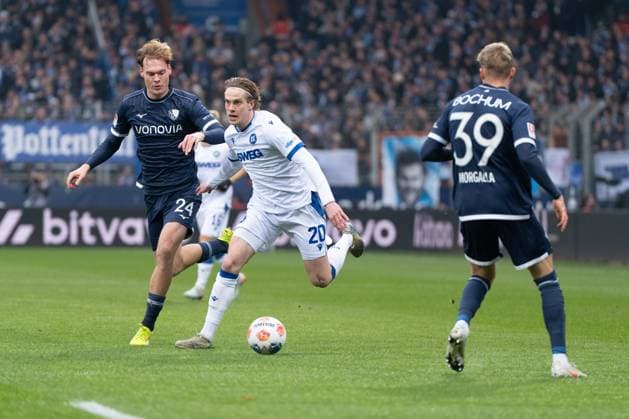 2. Bundesliga VfL Bochum 1848 vs Karlsruher SC Herold, David of Karlsruher 1848 during the 2. Bundesliga match against Bochum at Vonovia Ruhrstadion in Bochum, Germany, on December 20, 2025. Kick-off at 13:00. Copyright: xTaiseixIwamotox