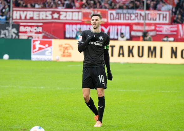 Germany Soccer 2 Bundesliga 2025 26, 17 Matchday 20 12 2025 Fortuna Düsseldorf vs SpVgg Greuther Fürth Merkur Spiel Arena Düsseldorf Branimir Hrgota SpVgg Greuther Fürth,10 Copyright: xOrhanxHabashx