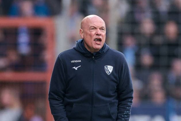 20 12 2025, Football, Season 2025 2026, 2 Bundesliga, 17 Matchday, VfL Bochum 1848 Karlsruher SC, Coach Uwe Rösler VfL Bochum 1848 calls, Bochum Vonovia Ruhrstadion NRW Germany xRHR PHOTO DEx Copyright: DennisxEwert RHR-FOTOx RHR-FOTO DE