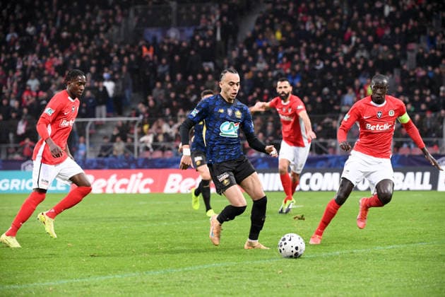 US Lusitanos Saint-Maur v LOSC Lille - French Cup 2025 2026 08 Ethan MBAPPE (losc) during the French Cup match between US Lusitanos Saint-Maur and Lille at Stade Dominque Duvauchelle on December 20, 2025 in Creteil, France. Creteil France  Copyright: xFEPx 776432249