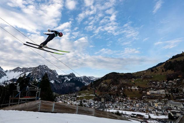 HOFFMANN Felix Germany , SUI, FIS Ski Jumping World Cup Engelberg, Competition Gross Titlis Ski Jump, Men, Season 2025 2026, 20 12 2025 SUI, FIS Ski Jumping World Cup Engelberg, Competition Gross Titlis Ski Jump, Men, Season 2025 2026, 20 12 2025 Engelberg Copyright: xEibner-Pressefoto Memmlerx EP_MMR