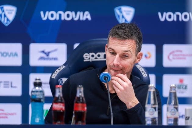20 12 2025, Football, Season 2025 2026, 2 Bundesliga, Matchday 17, VfL Bochum 1848 Karlsruher SC, Press conference with head coach Christian Eichner Karlsruher SC , Bochum Vonovia Ruhrstadion NRW Germany xRHR PHOTO DEx Copyright: DennisxEwert RHR-FOTOx RHR-FOTO DE