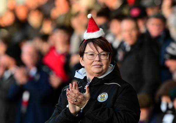 Christmas St Mirren fans St Mirren v Livingston, William Hill Scottish Premiership, Football, The SMiSA Stadium, Paisley, Scotland, UK - 20 Dec 2025Paisley The SMiSA Stadium United Kingdom EDITORIAL USE ONLY No use with unauthorised audio, video, data, fixture lists, club league logos or live services. Online in-match use limited to 120 images, no video emulation. No use in betting, games or single club league player publications.  Copyright: xMarkxRunnacles Shutterstockx 16148664ap