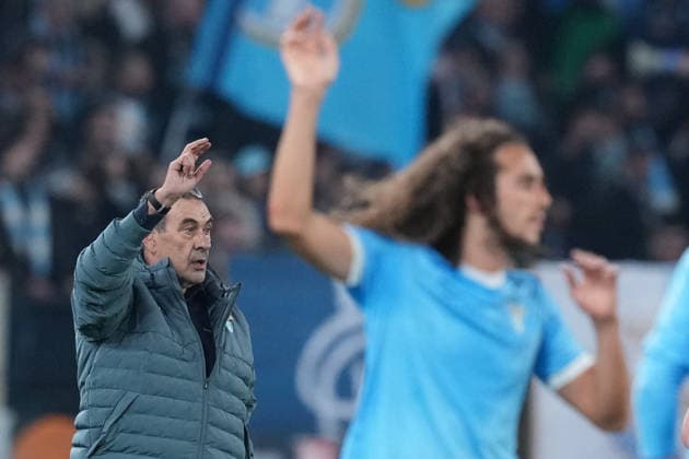 Lazio™s head coach Maurizio Sarri during the Serie A EniLive soccer match between Lazio and Cremonese at the Rome s Olympic stadium, Italy - Saturday December 20, 2025 - Soccer ( Photo by Alfredo Falcone LaPresse )  Copyright: xAlfredoxFalcone LaPressex