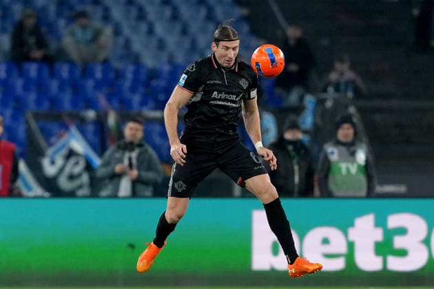Federico Baschirotto of US Cremonese during the Serie A 2025 2026 football match between SS Lazio and US Cremonese at Stadio Olimpico in Rome (Italy), December 20, 2025. AntoniettaxBaldassarre